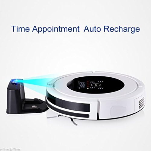PRO LED Robotic Robot Vacuum Cleaner Automatic Recharge Mop Floor Carpet Sweeper
