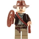 Lego Indiana Jones Minifigure with Whip and Satchel