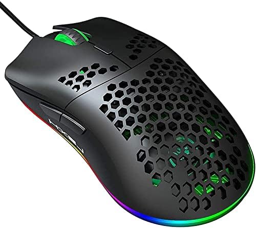 Arabest J900 USB Wired Gaming Mouse RGB Gaming Mouse with Six ...