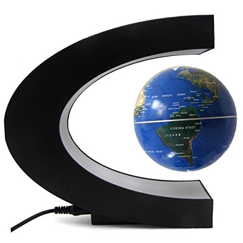 Floating-Globe-Arvin-Magnetic-Levitation-Globe-Rotating-Globe-Educational-Learning-Geographic-Political-World-Map-with-Funny-C-Shape-Desktop-Stand-and-LED-Light-for-Home-School-Desk-Office-Decor