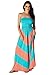 Charm Your Prince Women's Sleeveless Summer Chevron Empire Maxi Dress