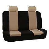 FH-FB051R012 Multifunctional Flat Cloth Bench Seat Covers, Allow 40/60, 60/40, 50/50 Split, Beige / Black color