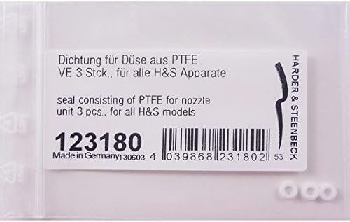 Harder and Steenbeck nozzle seals 123180 for Airbrush. by SprayGunner