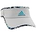 adidas Women's Adizero II Visor, Clear Onix/Energy Blue Oxidized Print, One Size