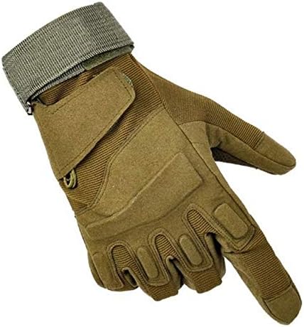 WSDYDST Gloves Motorcycle Racing Outdoor Sports Full Finger Glove Slip-Resistant Carbon Fiber Mittens