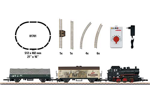 Märklin 81701 - Startpackung Güterzug, Spur Z, Lokomotive, Güterwagen, Gleise und Steuereinheit, Maßstab 1:220 – Bild 3