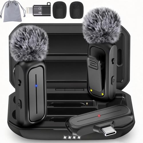 Bulatry Wireless Lavalier Microphone