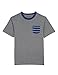 Nautica Boys' Short Sleeve Crewneck Tee with Stripe Pocket Tee