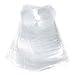 ClearBags LDPE Clear Door Knob Bags, 6x9, Clear, 100 Pack, Door Hanger Clear Bag with Cut Out Hole for Hanging School Supplies, Business Flyer, Newspaper, Merchandise, Magazine Hangers, DK3A