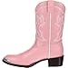 Durango Kids BT858 Lil' 8 Inch,Dusty Pink 'N Chrome,9 D US Toddler