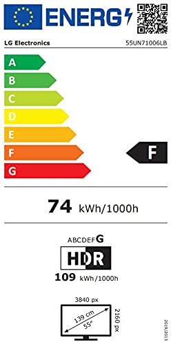 LG 55UN71006LB tv 139,7 cm (55") 4K Ultra HD Smart TV Wifi Zwart - Afbeelding 3