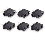 FolioGadgets 10-Pack Europe to USA Plug Travel Adapter