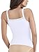 Vanity Fair Camisole, Everyday Layers, Tank Top Women, Spin Cami-Star White, Large