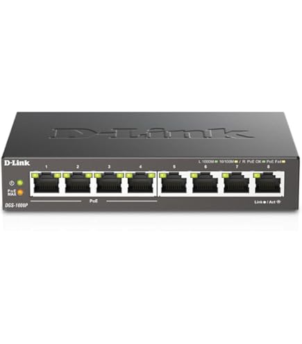 Amazon.com: D-Link 5-Port Gigabit PoE+ Unmanaged/Plug and Play