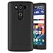 LG V10 Case, Encased Ultra Thin (2016 SlimShield Edition) Full Coverage, Hybrid Tough Shell (Smooth Black)
