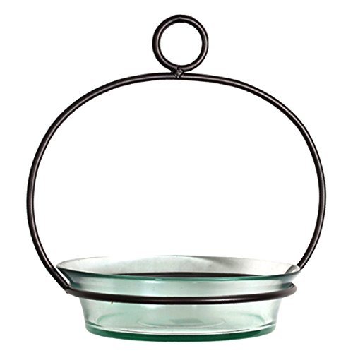 Hanging Birdbath, Colorful Bird Bath, Wild Songbird Feeder G446FR Clear