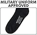 Jefferies Socks Mens Military Combat Uniform Rib Crew Boot Socks 3 Pair Pack