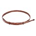 Badgery Belts Cowboy Hat Band - Western 6 Plait Flat Style Kangaroo Leather Hand Braided - Adjustable Cowboy Hat Band for Men and Women - Ideal Gift with Straw or Leather Hats