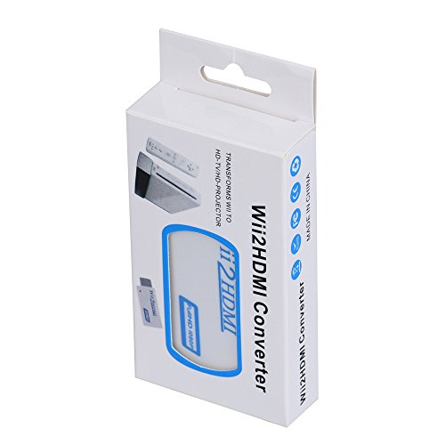 Coersd Full HD HDMI 1080P Converter Adapter with 3.5 mm Audio Output for Wii 2