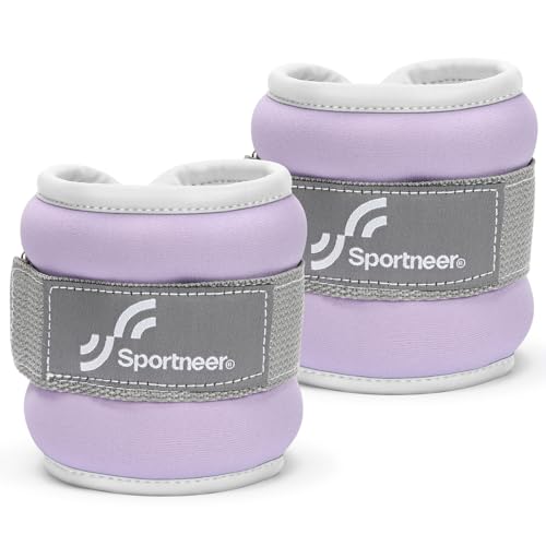 Sportneer Knöchelgewichte für Beine und Arme - Gewichtsmanschetten Set