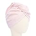 Aquis Lisse Crepe Microfiber Hair Turban, Pink