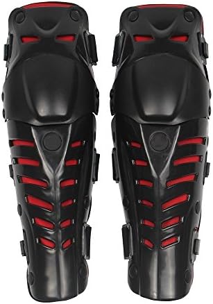Shindn Racing Motocross Knee Pads Protector Guards Protective Gear (Red)