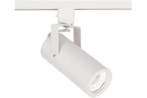 WAC Lighting H-2020-927-WT LED2020 Silo X20 Beamshift Head H Track Fixture, White