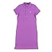 RALPH LAUREN Polo Womens Interlock Polo Dress (Large, Purple)