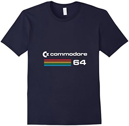 Men's Commodore 64 T-Shirt Large Navy