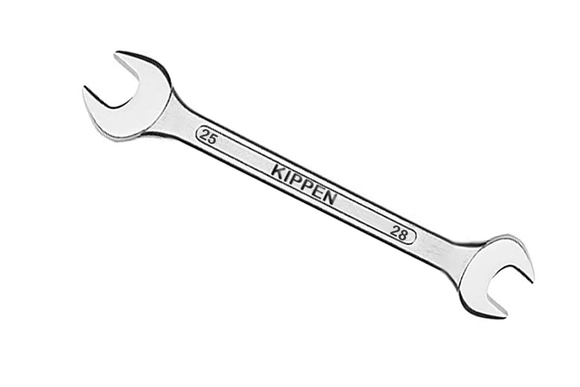 Kippen 1038M - Double Fork Wrench 25 x 28 mm Chrome Vanadium Steel