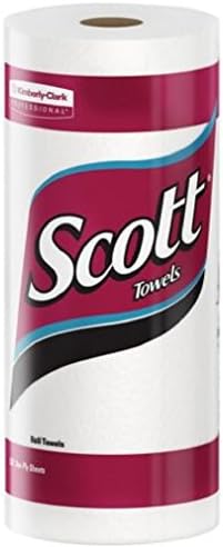 Scott Kitchen soak up spills quickly and easily Roll Towels ,Small cases ,11 x 8 39/50 White 96 Roll 15 Rolls Carton