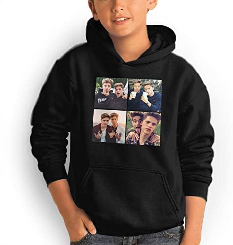 NELOHA Teen Hoodies, Martinez Twins Logo Hooded Sweatshirt Cool Aesthetic Pullover Hoodie for Boys Girls Teens