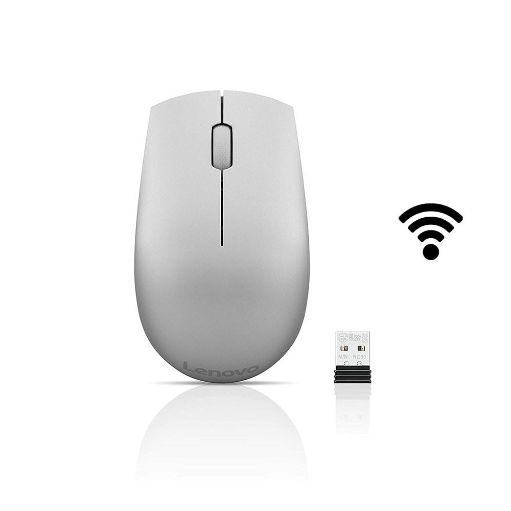 Lenovo 520 Wireless Mouse (Platinum)