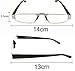 I-Mag Executive Slim Metal Reading Glasses with Slide Open Hard Case (1.50, Silver)