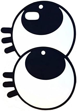 EatMyCase® For iPhone Models 3D FUNNY OBJECTS Case Collection - Custom Cute Cartoon Soft Gel Tpu Back Cover with EatMyCase® Pen Stylus (IPHONE 5 5S SE, OVERSIZED EYES)