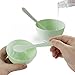 Teenitor Slime Making kit Tools with 10pcs Leakproof Clear Slime Storage Containers 4.5oz & 10 Set Durable Mixing Bowls(Diameter 3.93 inch)& Mixing Spoons for Slime Making Art