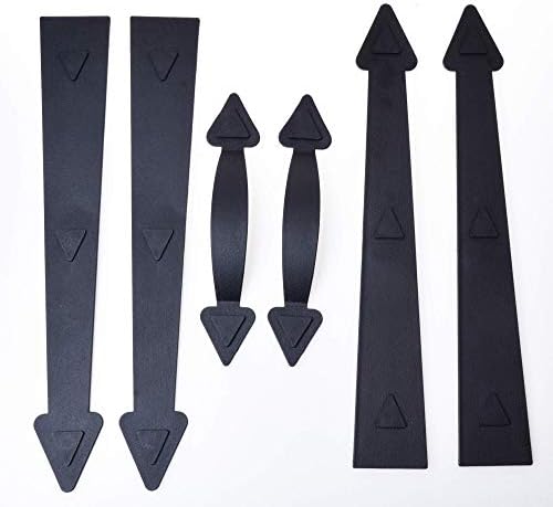 Storage Door Ornamental {Hardware}, Massive Door Fake Magnetic Home windows All Season Climate Resistant Non-Fade PVC Small Panels Kits for Metallic Storage Door (Storage Door Decor Equipment Set)