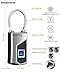 Fingerprint Padlock, Deep Dream Bag Lock with Metal IP66 Waterproof,Suitable for Gym Locker,School Locker Lock,Backpack,Suitcase,Travel Luggage