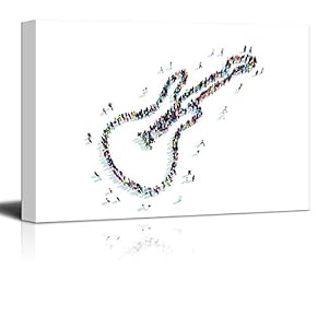 signwin Canvas Wall Art Musical Elements Canvas Prints...