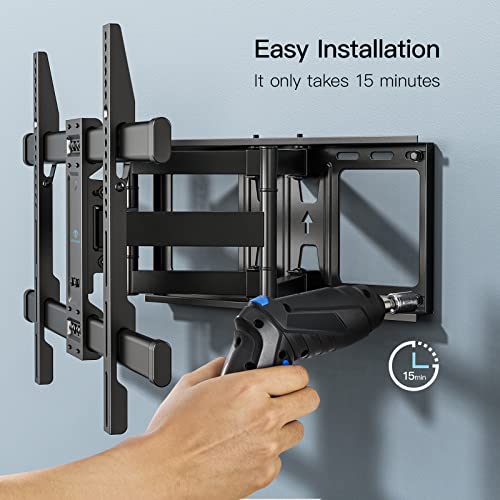 PERLESMITH Full Motion TV Wall Mount for 3782 inch TVs up to 132 lbs