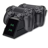 PS4 Controller Charger Stand Dual Charging station Status Display Screen for PlayStation 4 Slim / PRO Handle