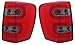JEEP GRAND CHEROKEE 99-04 LED TAIL LIGHT RED/SMOKE NEW