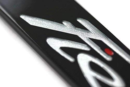 FORD FIESTA ST Logo License Plate Frame Black Powder Coated Metal Hand Painted Engraved (Certified Refurbished)
