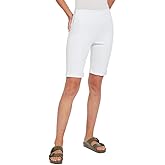 Lysse womens Boyfriend Shorts, White, Large US