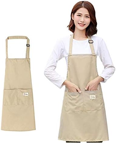 エプロン 女性用 エプロン レディース シンプルエプロン カフェエプロン 撥水 防水 汚れにくい お手ふき ポケット付き 作業用 家庭用 かわいい おしゃれ