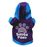 Dog Outfit, Howstar Puppy Pet Winter Coat jacket Dog Warm Clothes Clothing for Small Pet (Purple, M)