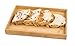 Toughard Bamboo Compact Foldable Bread Slicer Cutting Guide with Crumb Catcher Tray for Homemade Bread, Loaf Cakes & Bagels, 3 Thickness Slices Adjustable (New Version)
