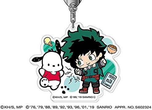 Amazon アクリルキーホルダー 僕のヒーローアカデミア サンリオキャラクターズ01 緑谷出久 ポチャッコak アニメ 萌えグッズ 通販