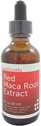 Red Maca Extract - Fair Trade, GMO Free, Vegan - Made from Organic Red Maca Roots Grown Traditionally in Peru - 2 Fl Oz - 59 Ml