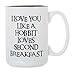 I Love You Like A Hobbit Loves Second Breakfast 15 oz Deluxe Large Double-Sided Mug